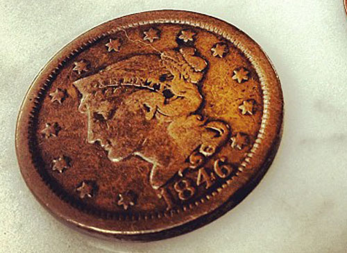 Antique 1846 Coin